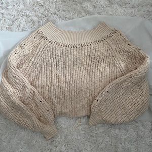 FREE PEOPLE off the shoulder sweater